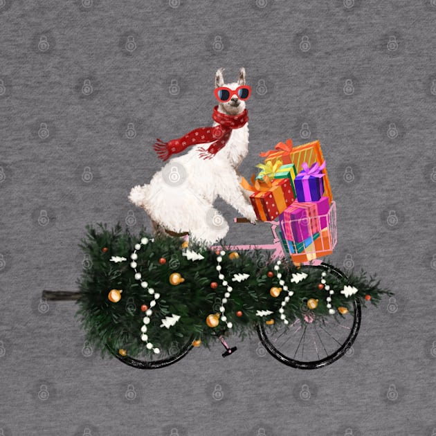 It's Christmas, Llama by bignosework